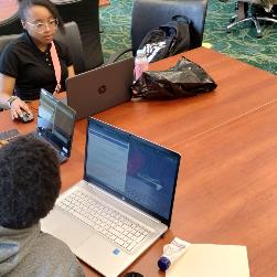 Image of Students learning Cybersecurity 2