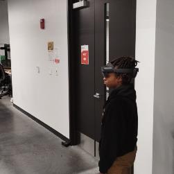 Image of Student using vr