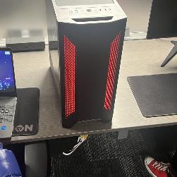 Photo of Student using gaming pc