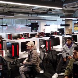 Photo of Students attending the Game Development meeting 2