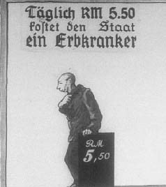 Flyer for disability in nazi germany