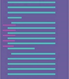 Blue lines against purple background