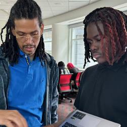 Jermaine DTS mentor assist student2 with CSS Flexbox layout